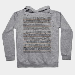 bibliothèque bien remplie Hoodie